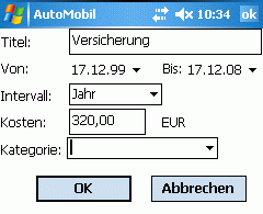Regelmäßige Kosten
