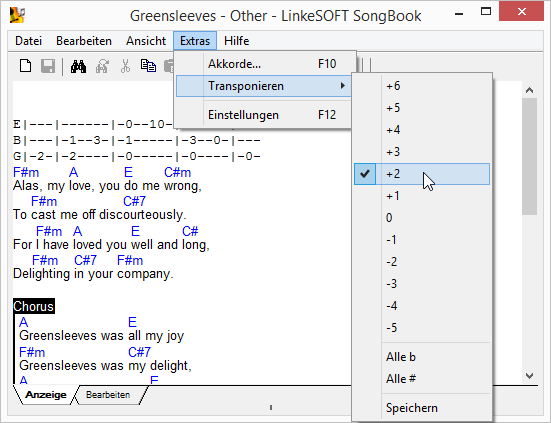 Transposing Screen